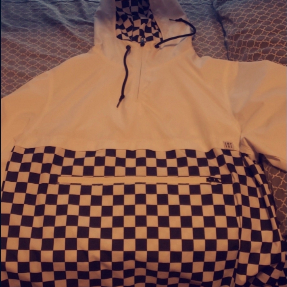 Empyre Transparent White Checkerboard AnorakJacket